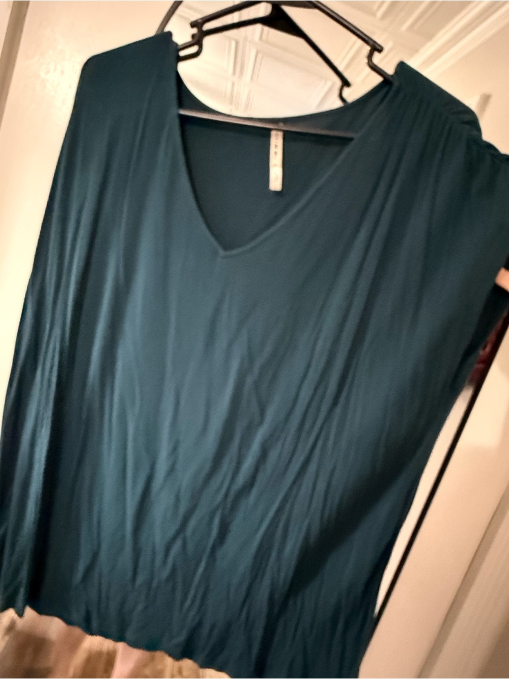 Soma Cool Nights V-Neck Women's Top in Teal